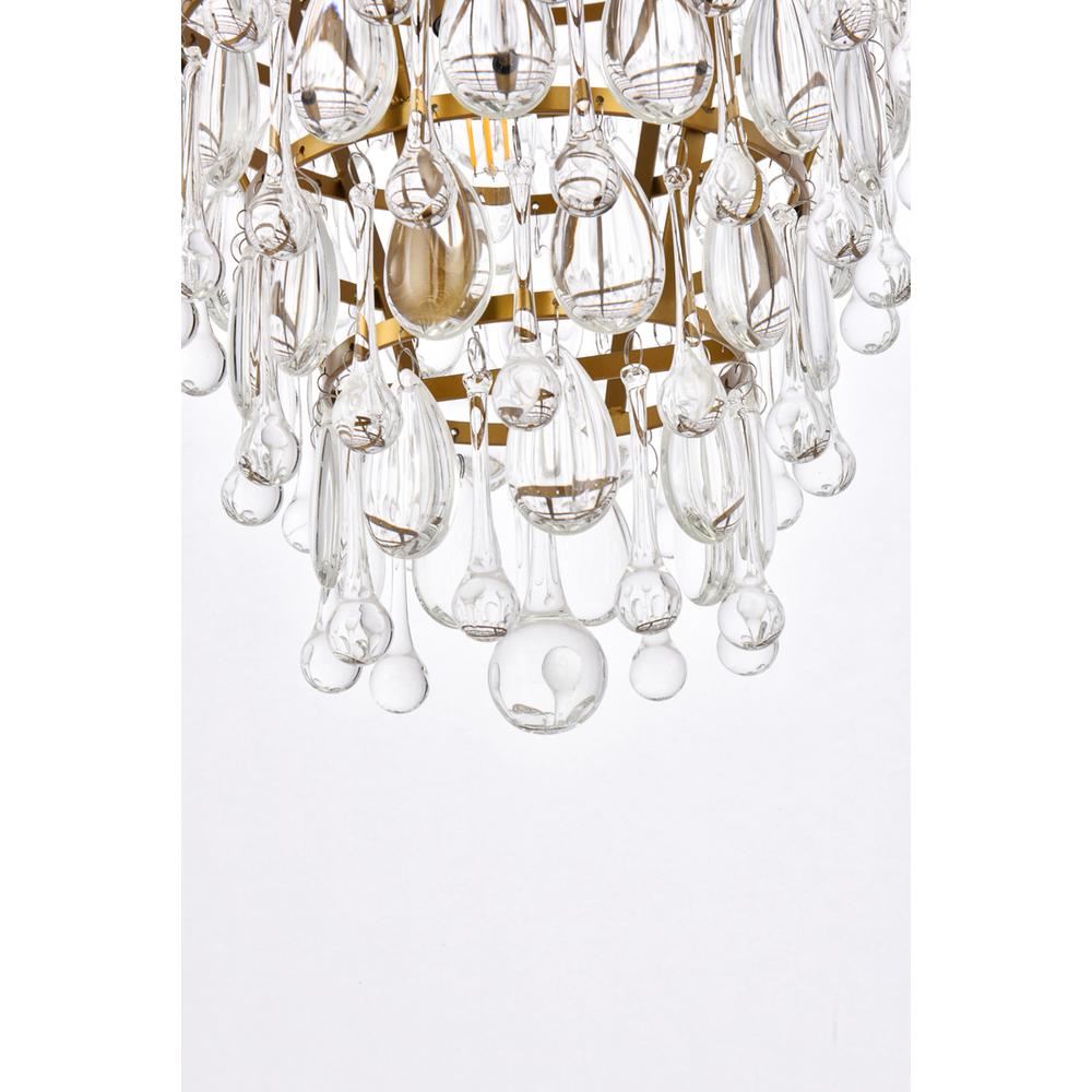 Nordic 7 lights brass chandelier. Picture 3