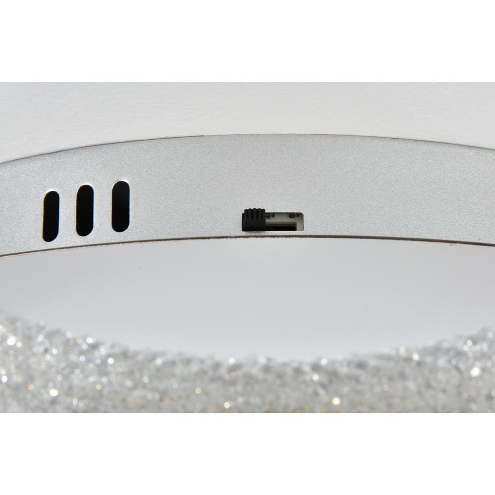 Bowen 22 inch Adjustable LED Flush Mount in Chrome. Picture 6