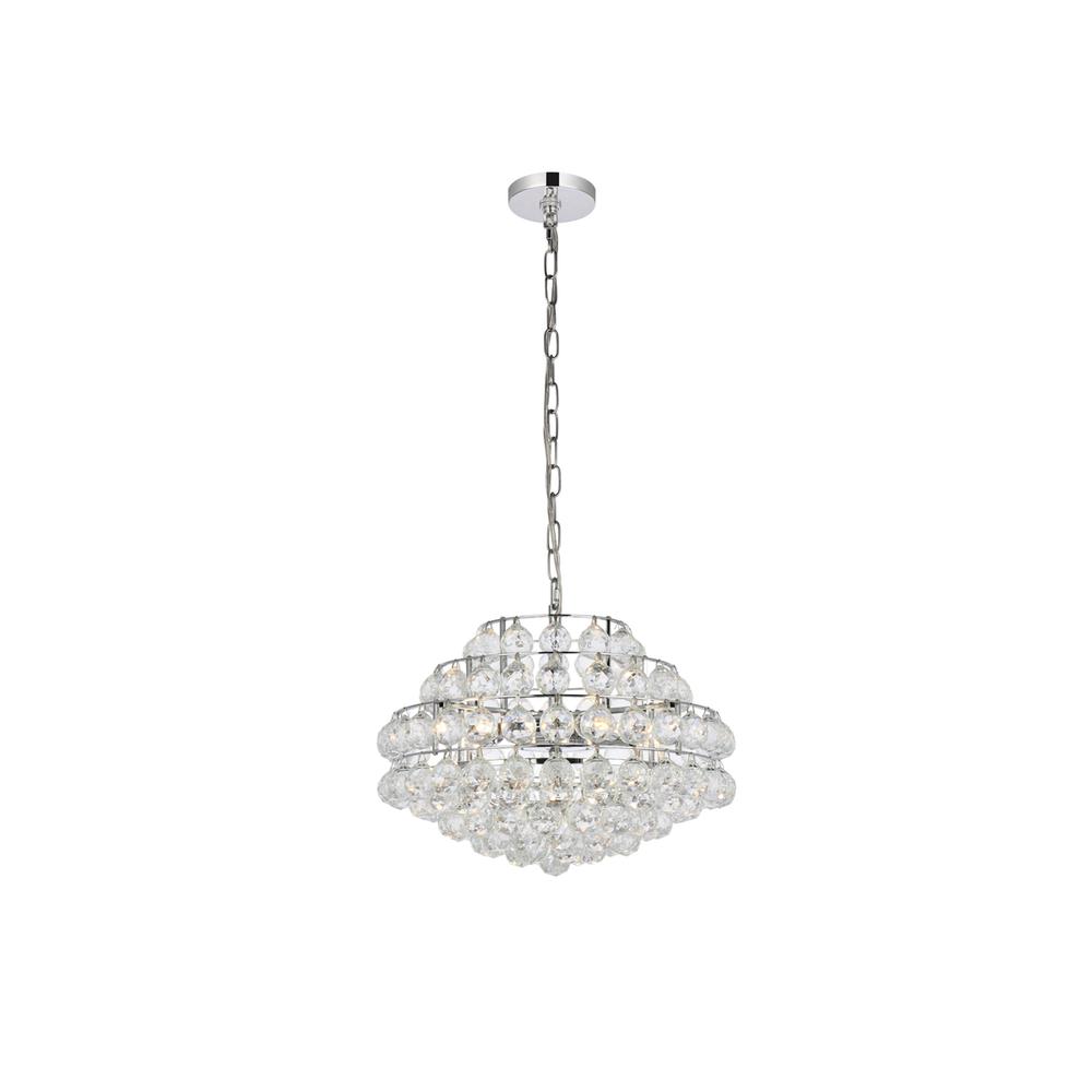 Savannah 18 inch pendant in chrome. Picture 1