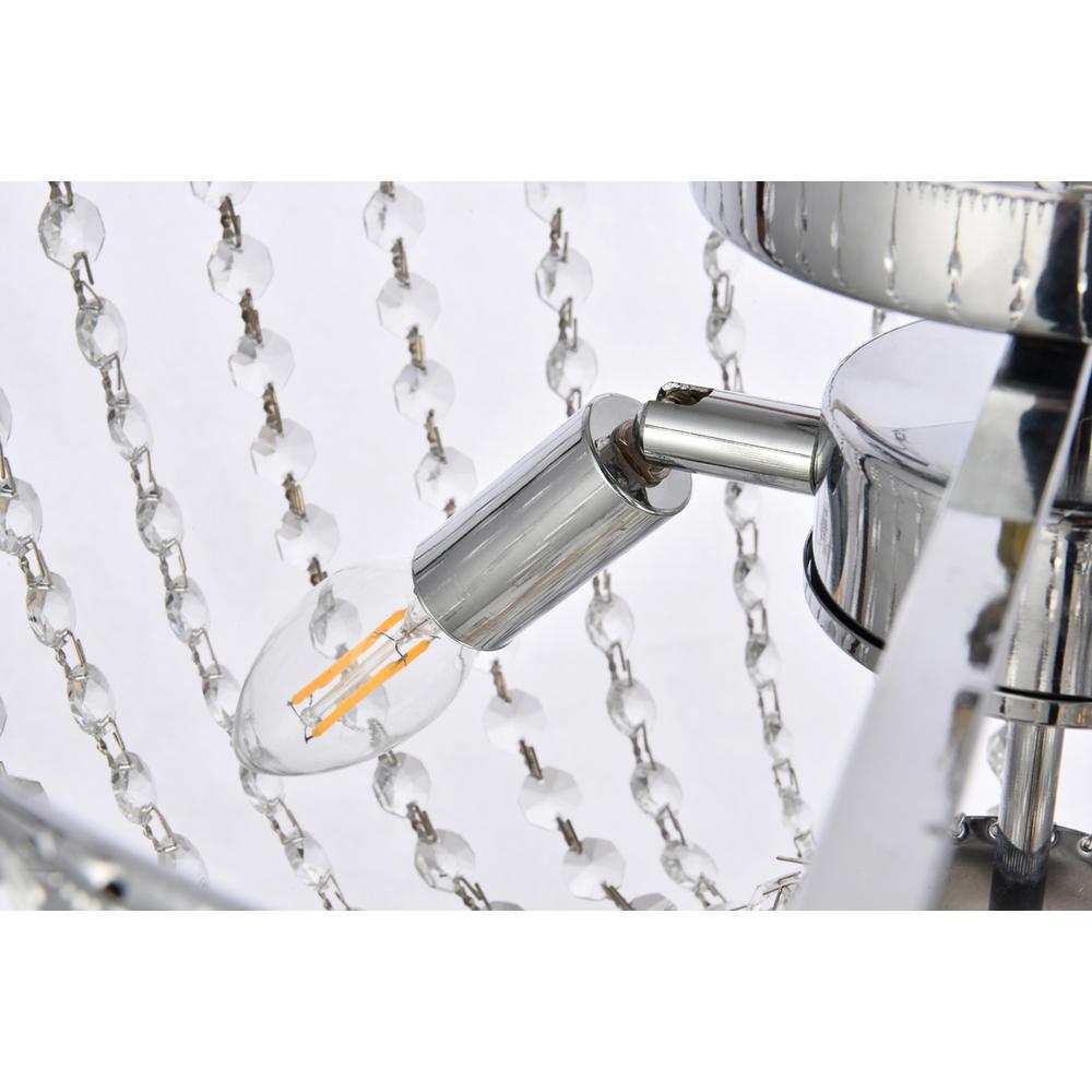 Kylie 16 inch flush mount in chrome. Picture 5