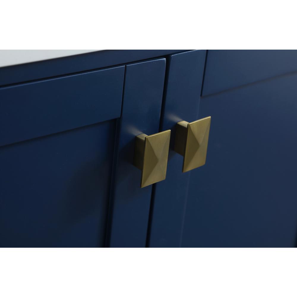 54 Inch SIngle Bathroom Vanity In Blue. Picture 12