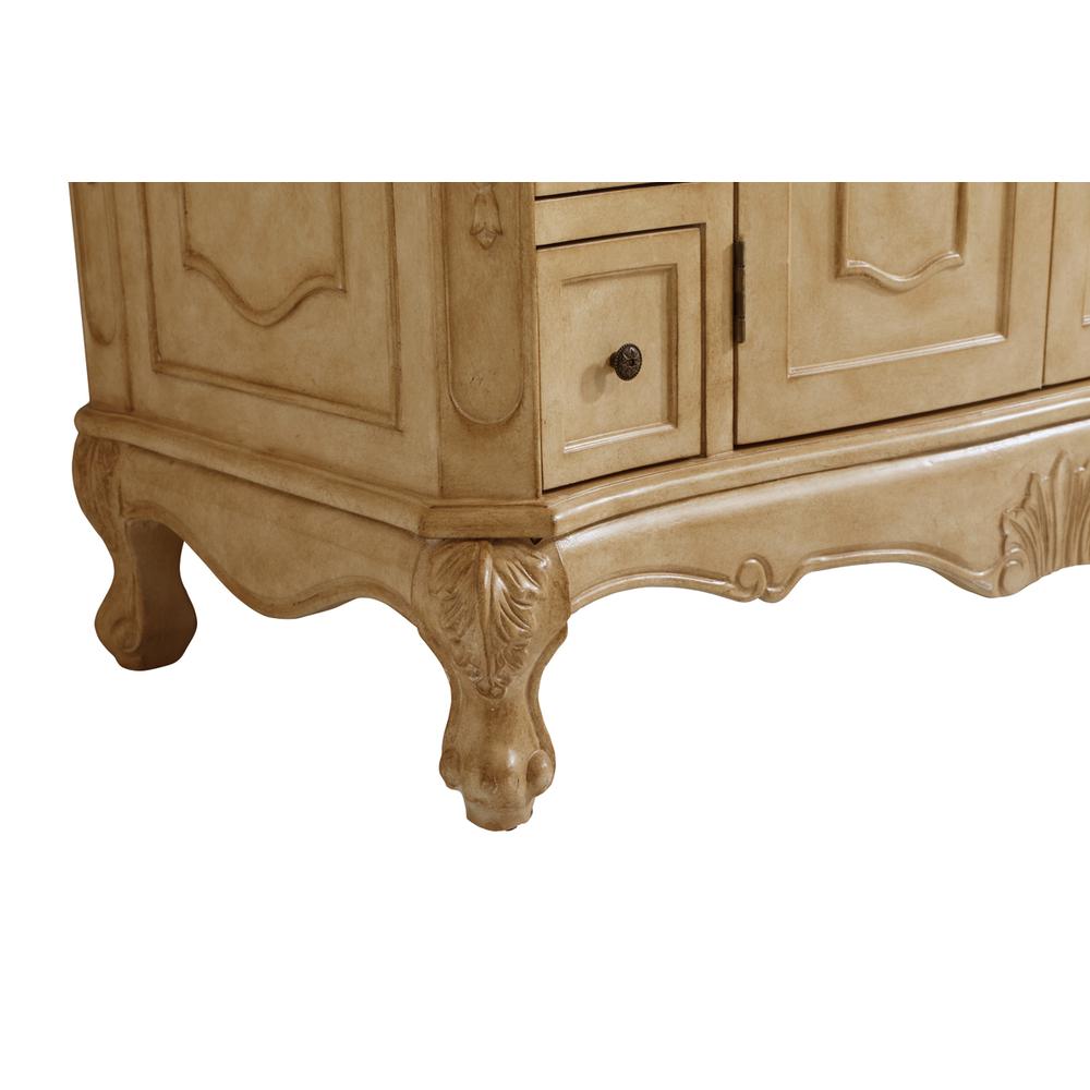 42 inch Single Bathroom vanity in Light Antique Beige. Picture 13