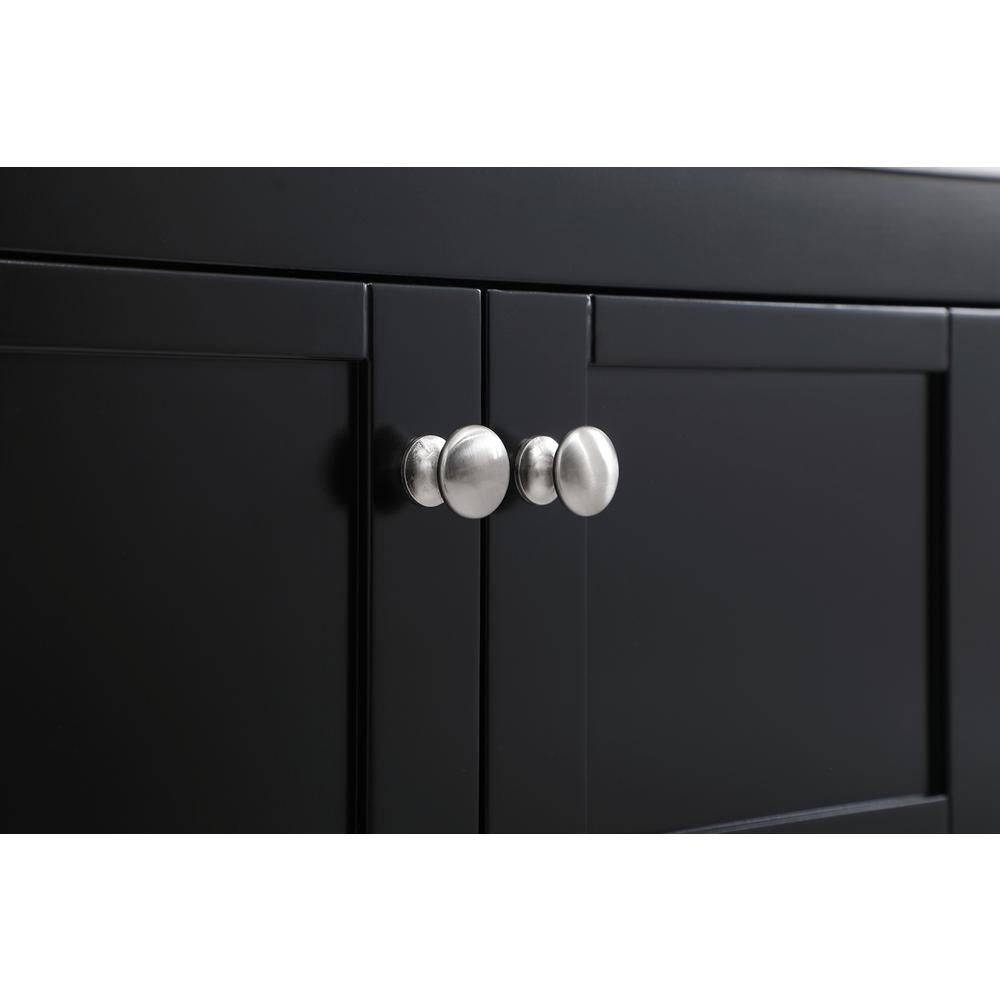 48 inch Single Bathroom Vanity in Black. Picture 11