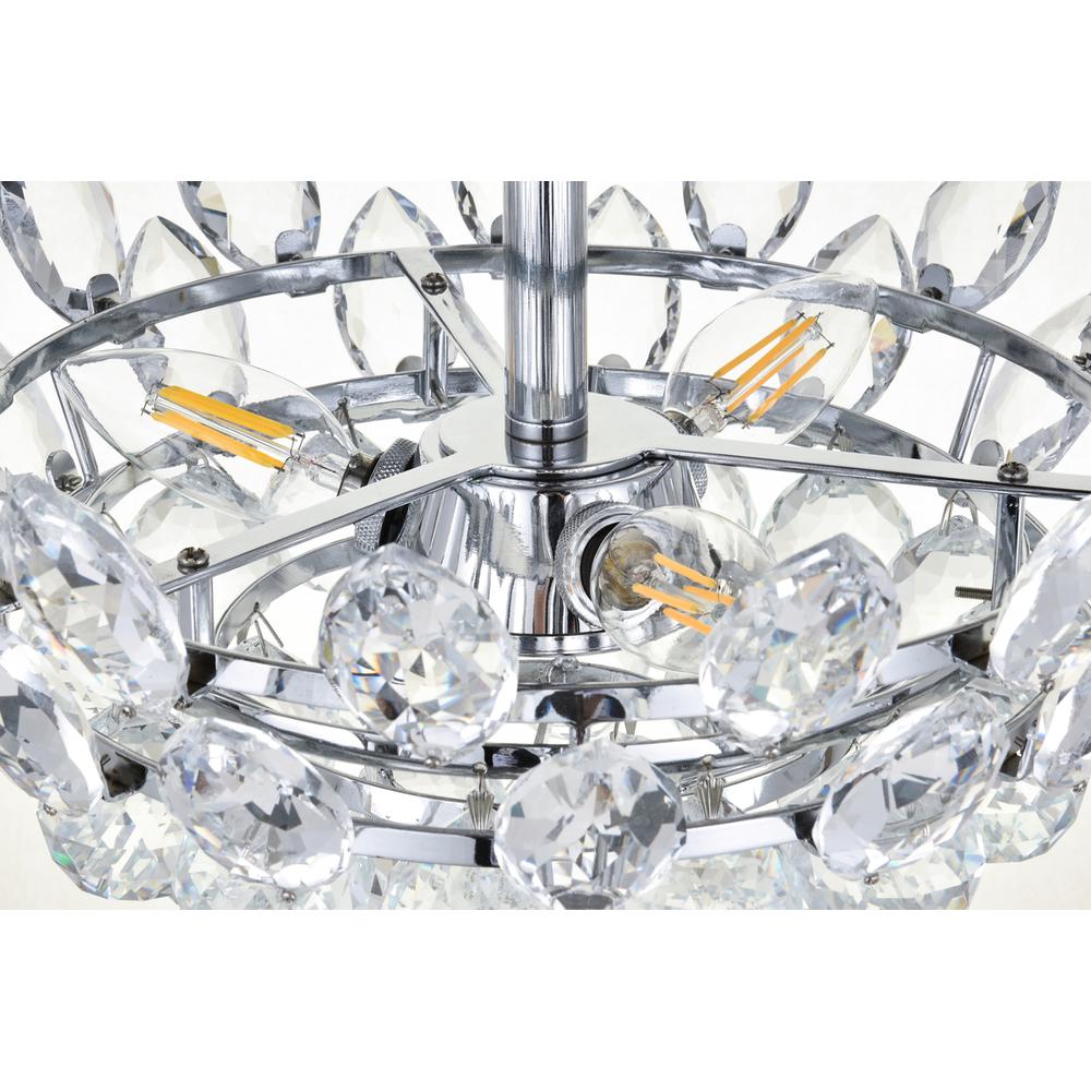Emilia 14 inch flush mount in chrome. Picture 5