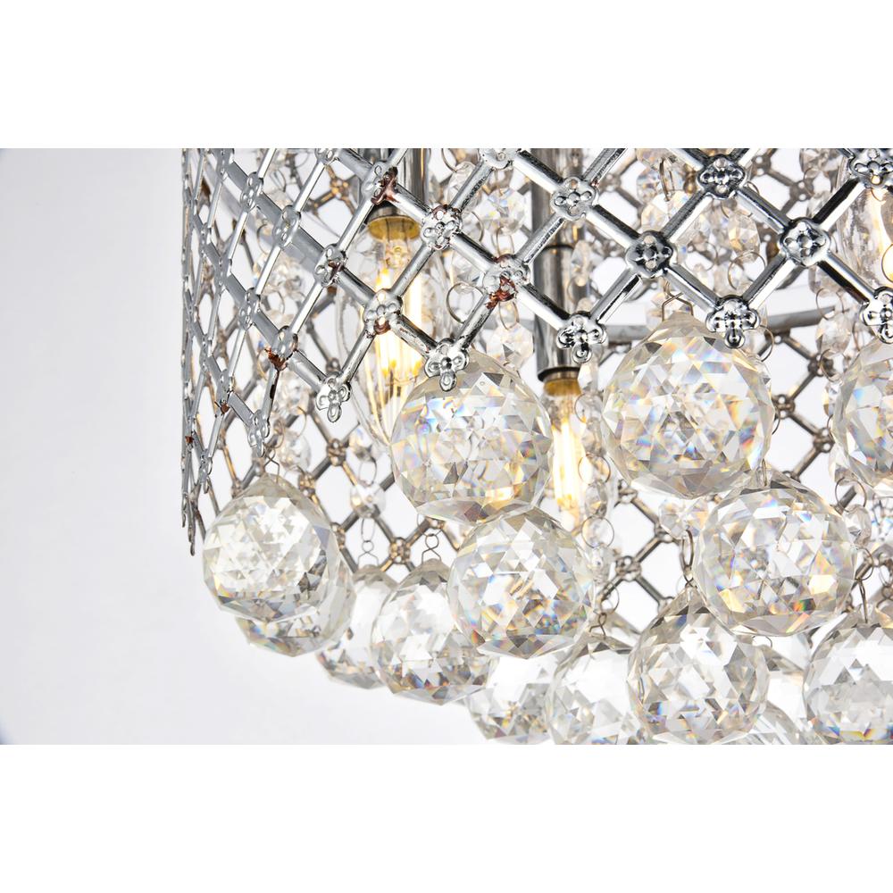 Tully Collection Flushmount D13.5 H9.4 Lt:4 Chrome Finish. Picture 3