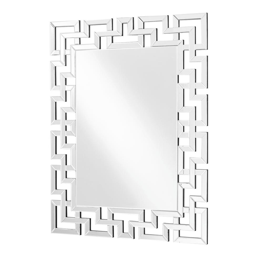 Sparkle 37.5 in. Contemporary Rectangle Mirror in Clear. Picture 1