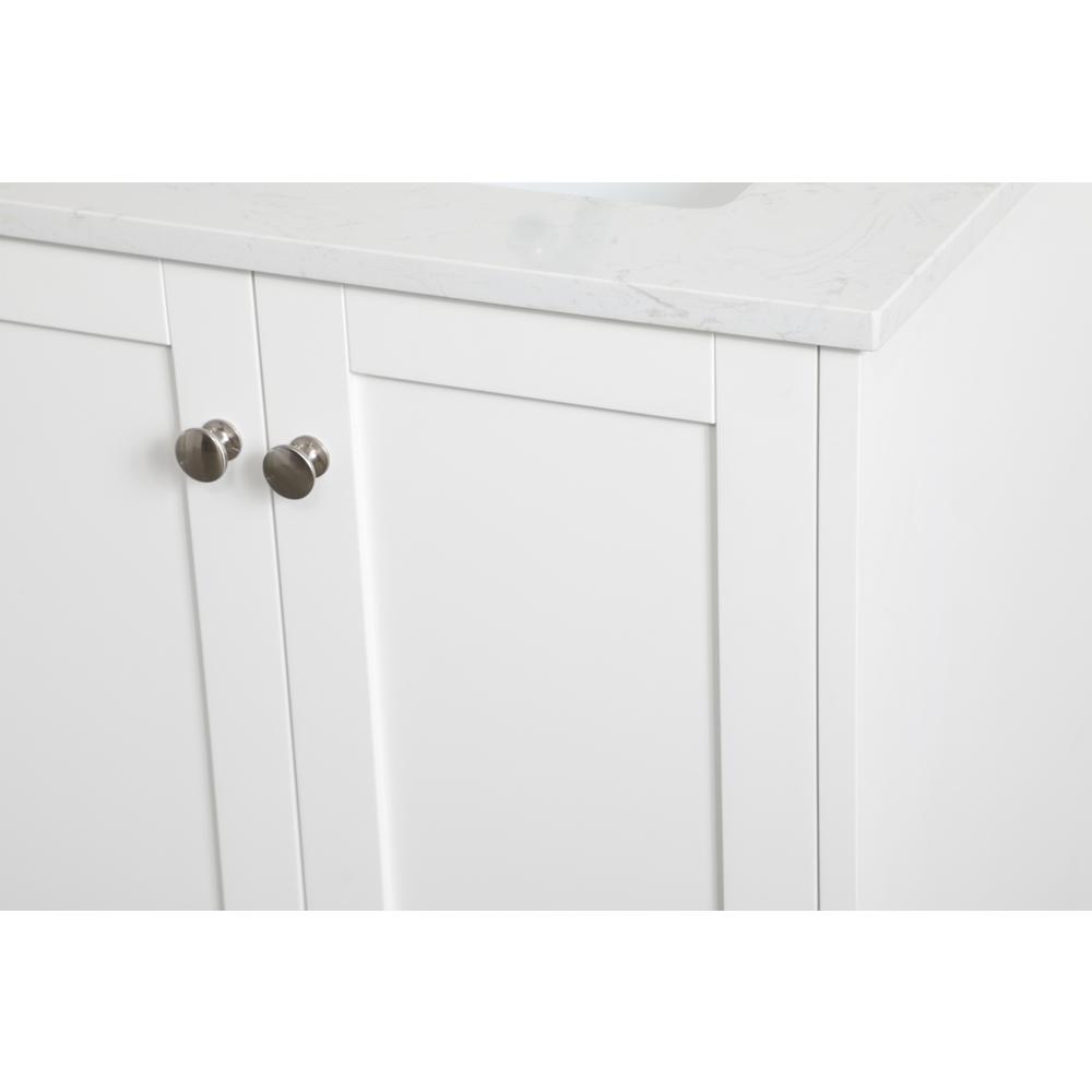 24 inch Single Bathroom Vanity in White. Picture 10