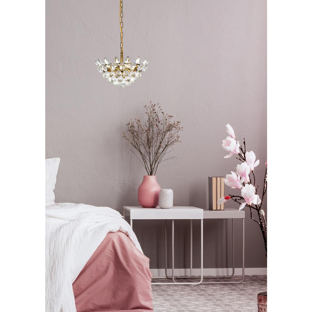 Emilia 14 inch pendant in brass. Picture 8