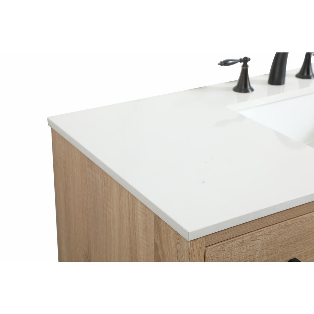 48 inch Single bathroom vanity in mango wood. Picture 11