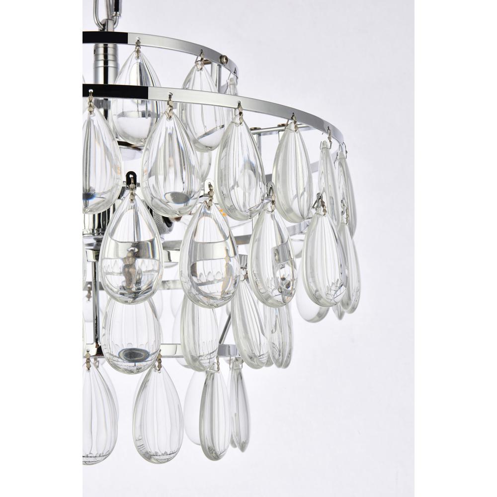 Mila 14 inch pendant in chrome. Picture 5