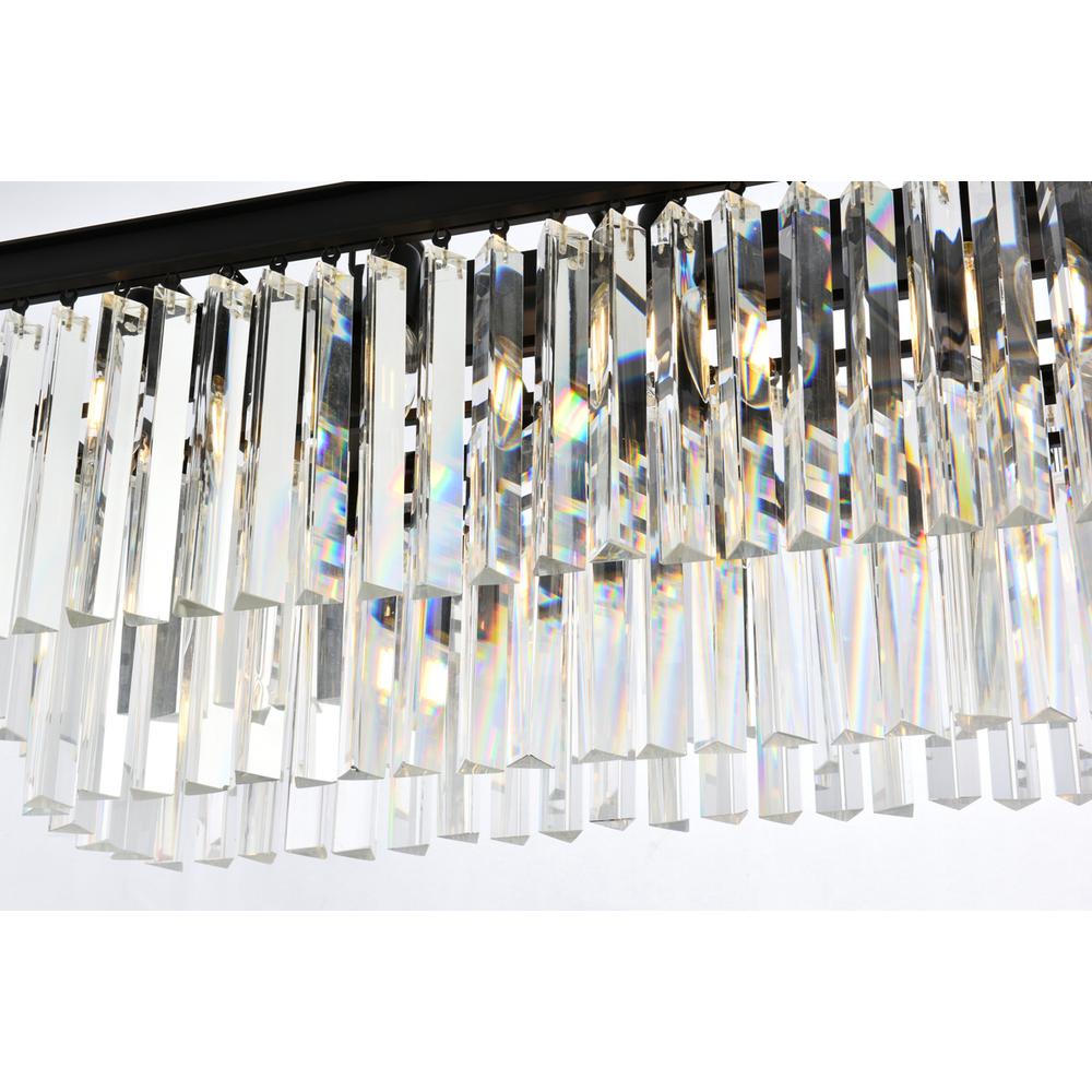 Sydney 12 light Matte Black Chandelier Clear Royal Cut Crystal. Picture 3