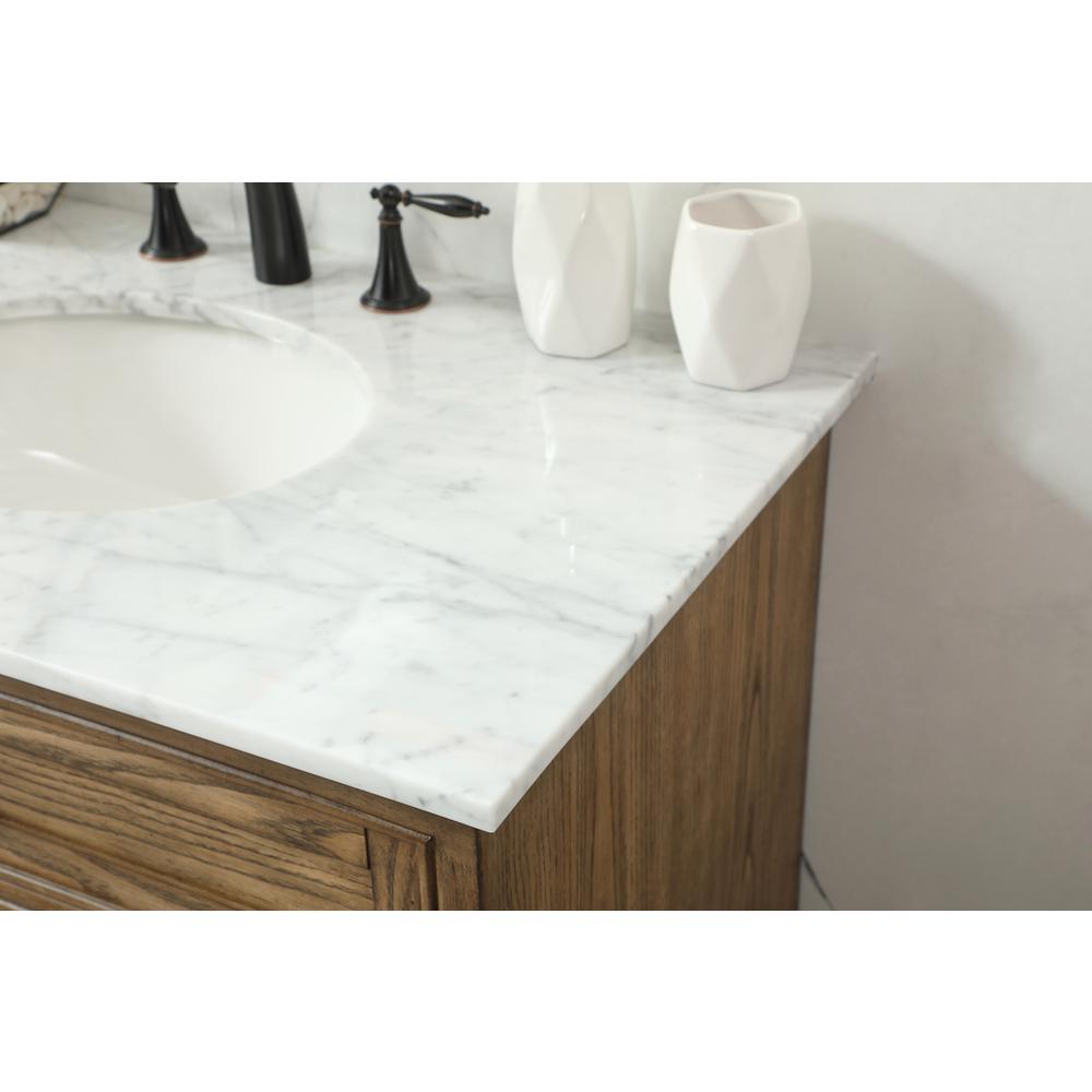 36 inch Single bathroom vanity in driftwood. Picture 5