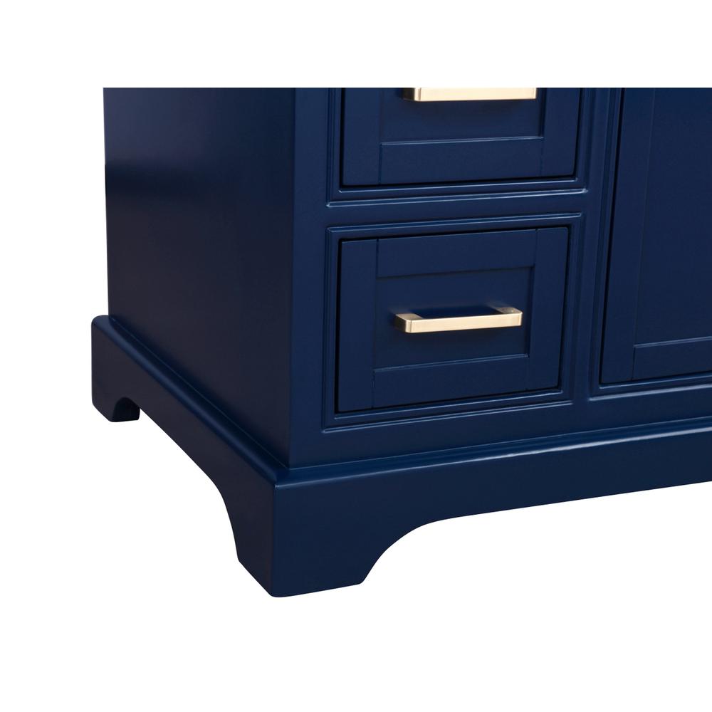 42 inch Single bathroom vanity in Blue. Picture 13