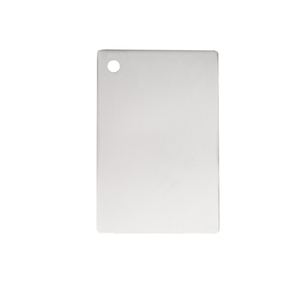 Metal Finish sample in polished nickel. Picture 1
