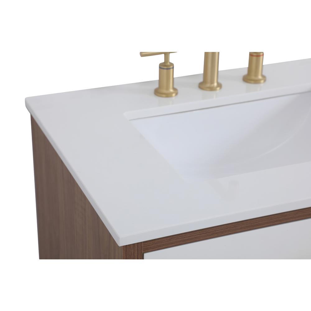 30 inch bathroom vanity in White. Picture 10