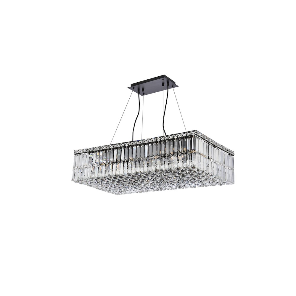 Maxime 32 Inch Black Chandelier. Picture 7