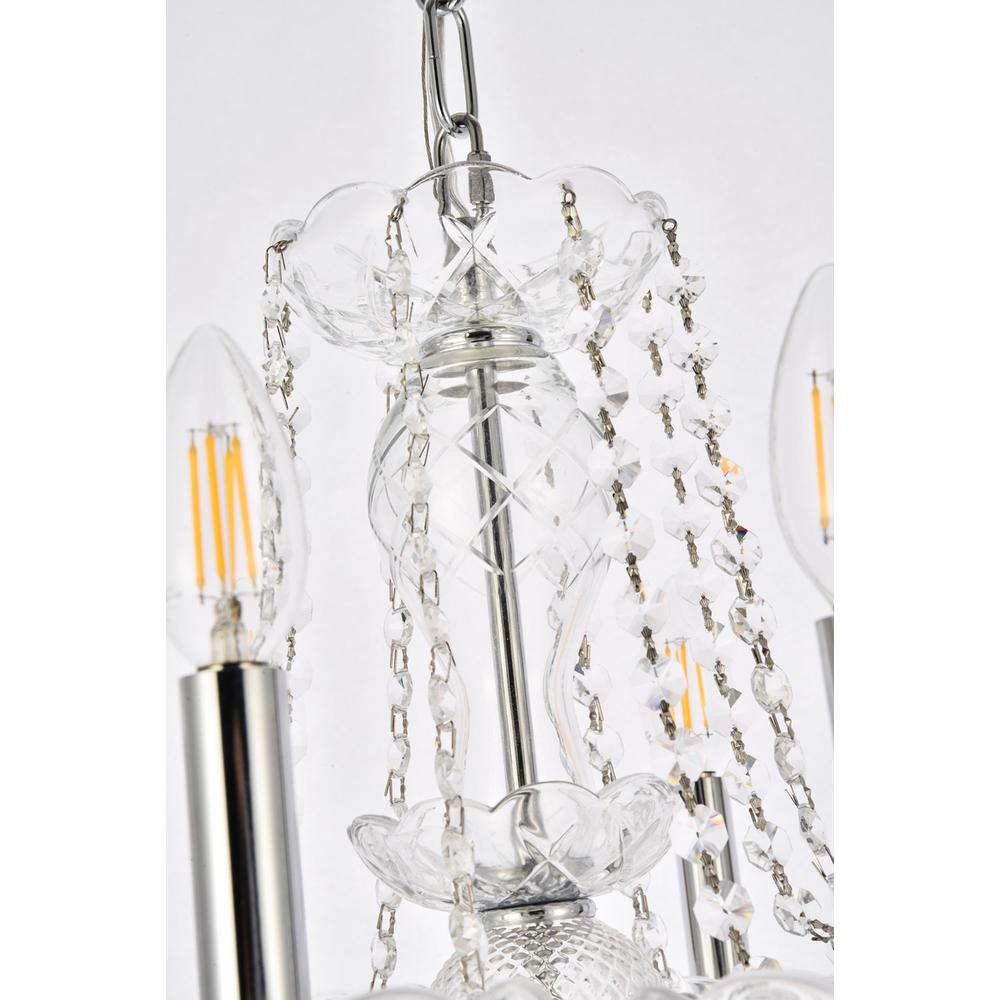 Princeton 8 light Chrome Chandelier Clear Royal Cut Crystal. Picture 4