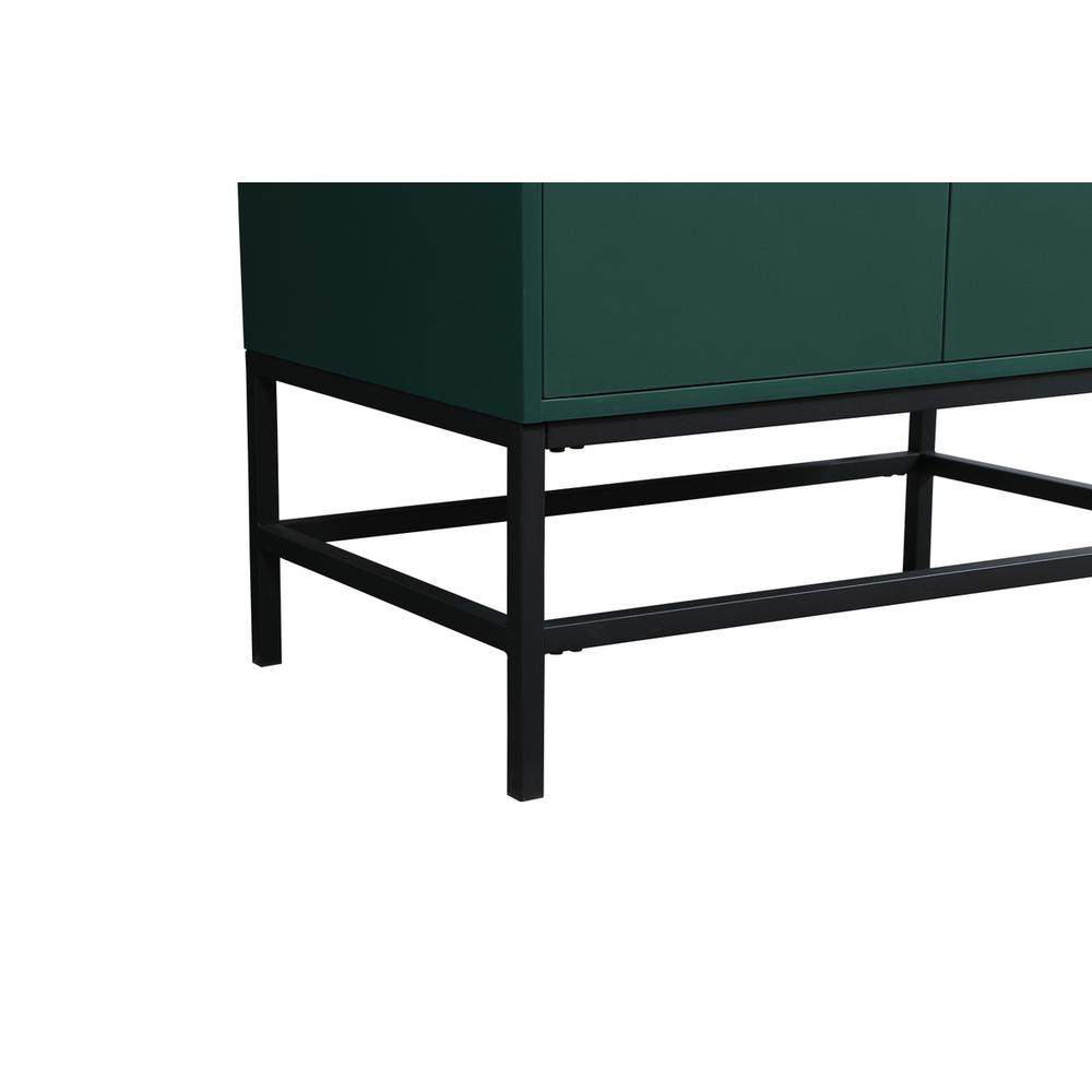 30 inch Single bathroom vanity in green. Picture 13