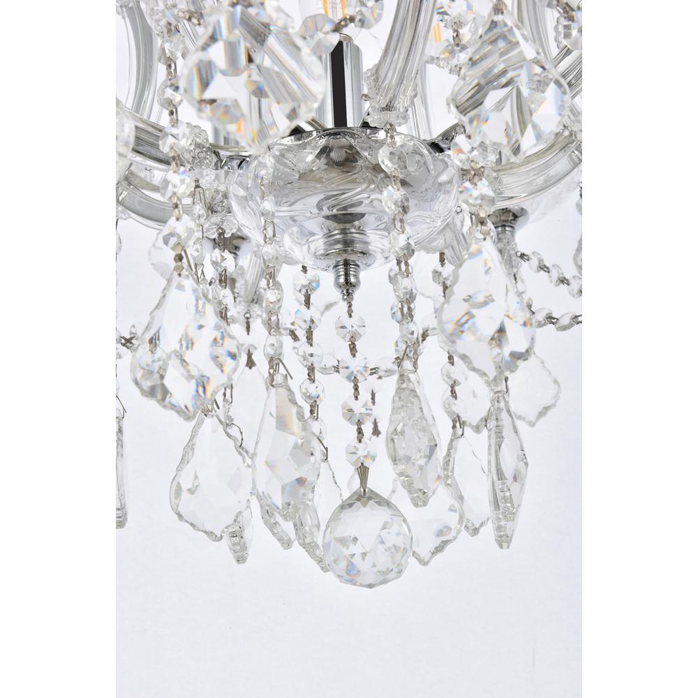 Maria Theresa 9 light Chrome Chandelier Clear Royal Cut Crystal. Picture 3