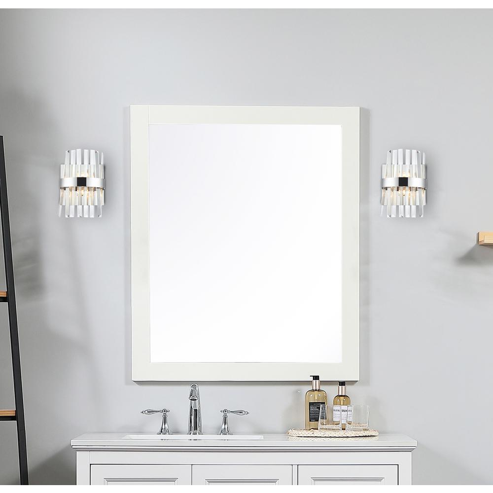 Serephina 8 inch crystal bath sconce in chrome. Picture 6