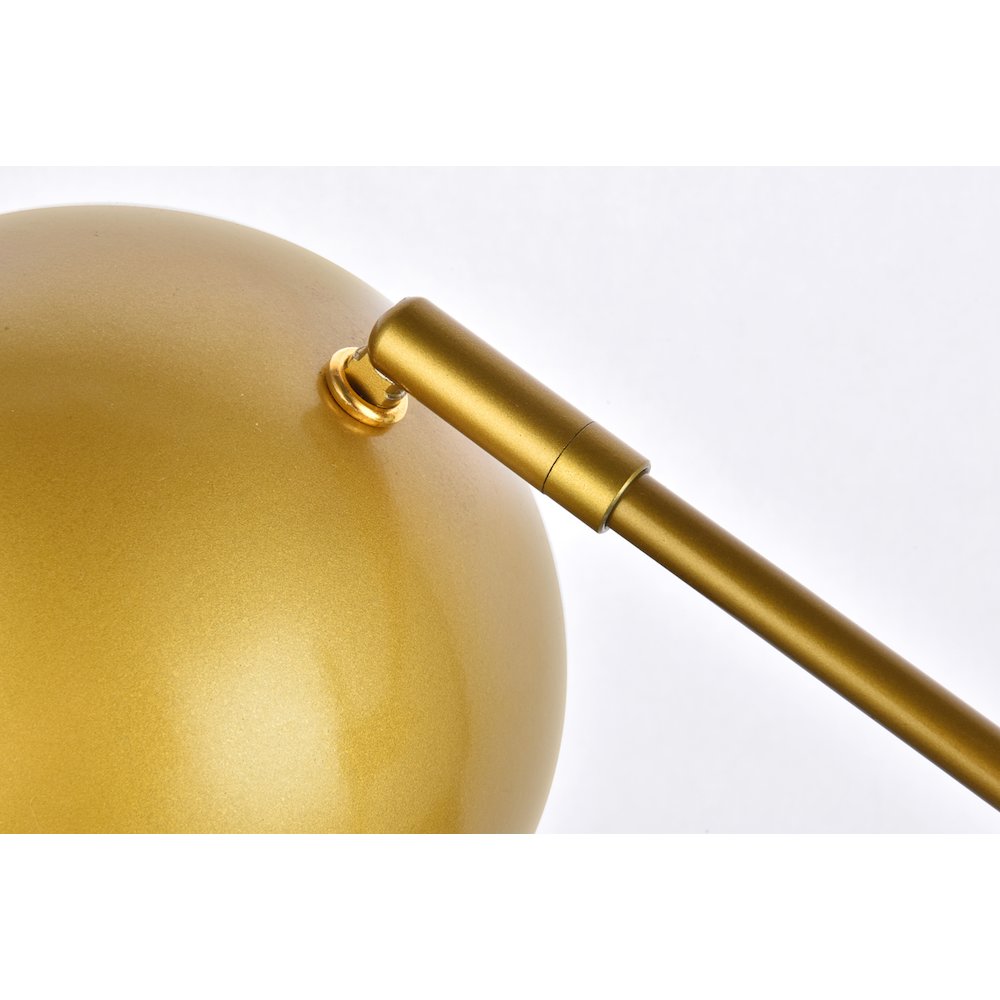 Forrester 1 Light Brass Table Lamp. Picture 4