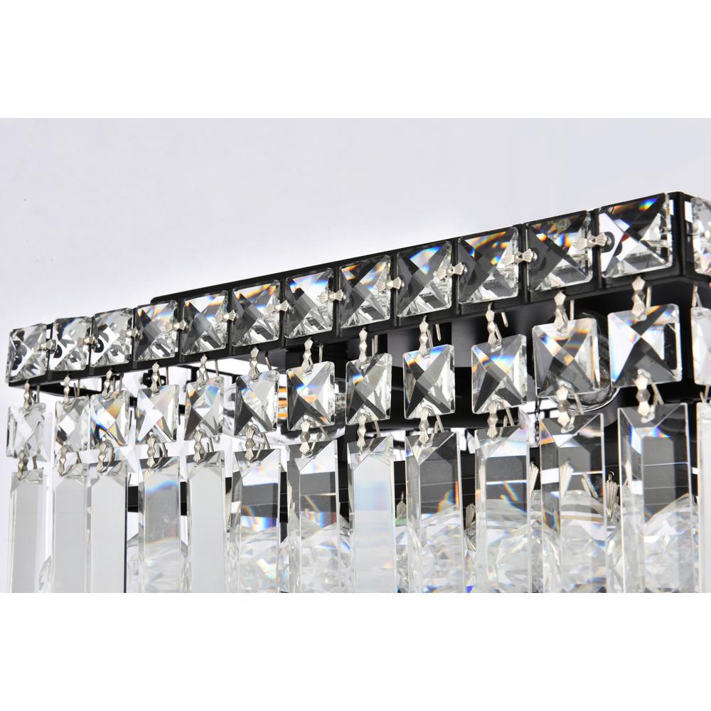 Maxime 12 inch black flush mount. Picture 4