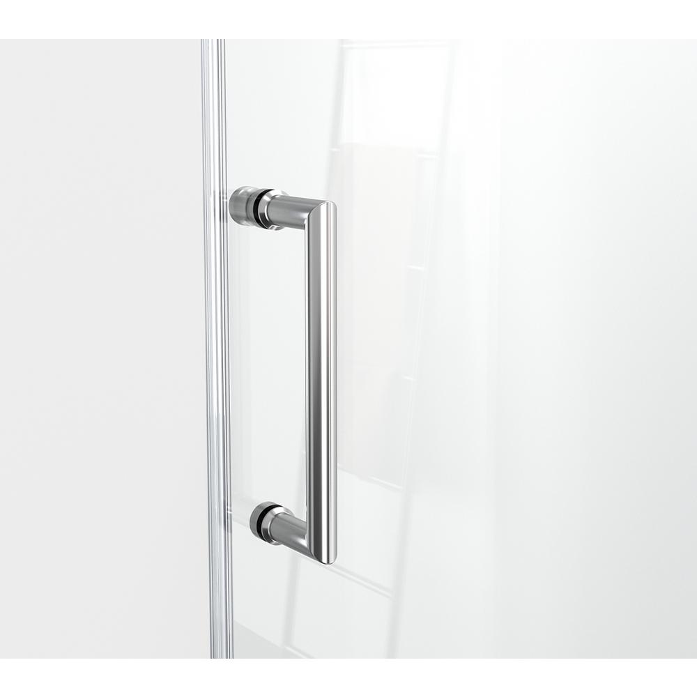 Frameless tub door 60 x 60 Polished Chrome. Picture 7