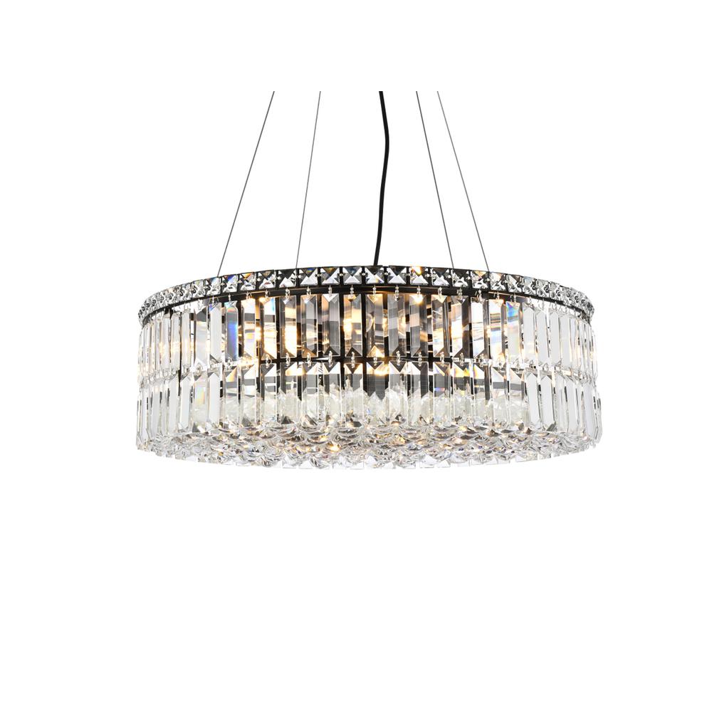 Maxime 24 inch black chandelier. Picture 2
