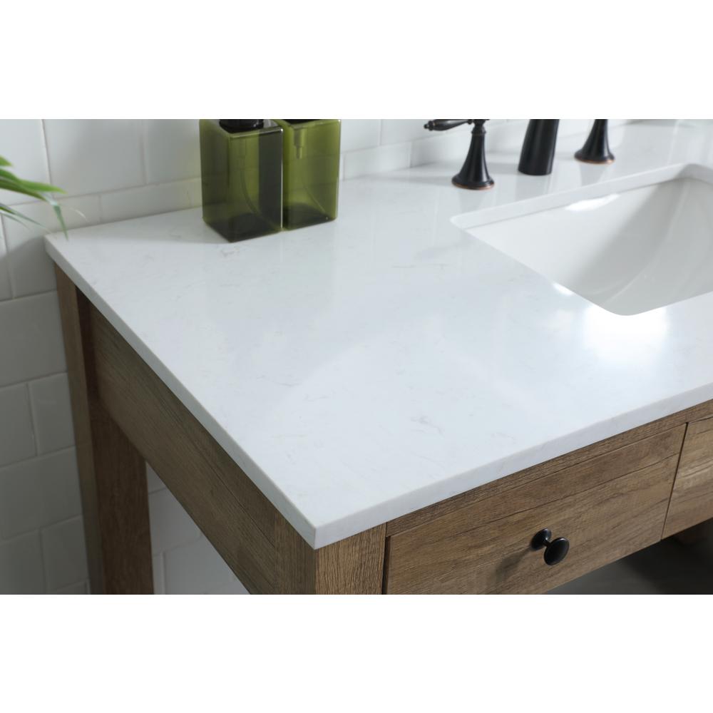 48 Inch ADA Compliant Bathroom Vanity In Natural Oak. Picture 5