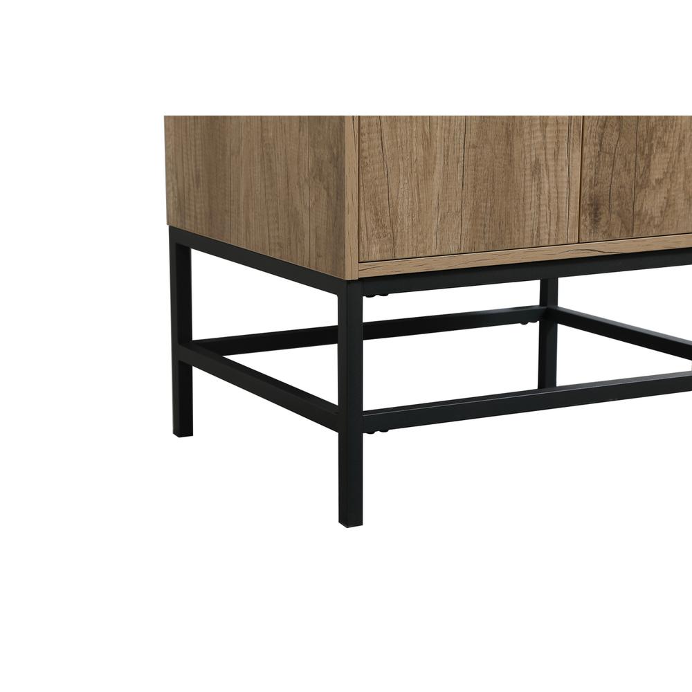 24 inch Single bathroom vanity in natural oak. Picture 13