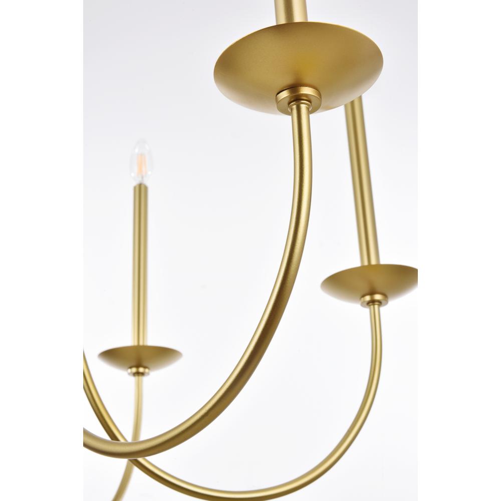 Cohen 42 inch pendant in brass. Picture 5