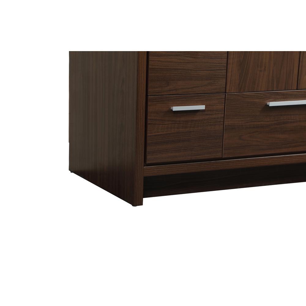 36 inch Single bathroom vanity in Walnut. Picture 13