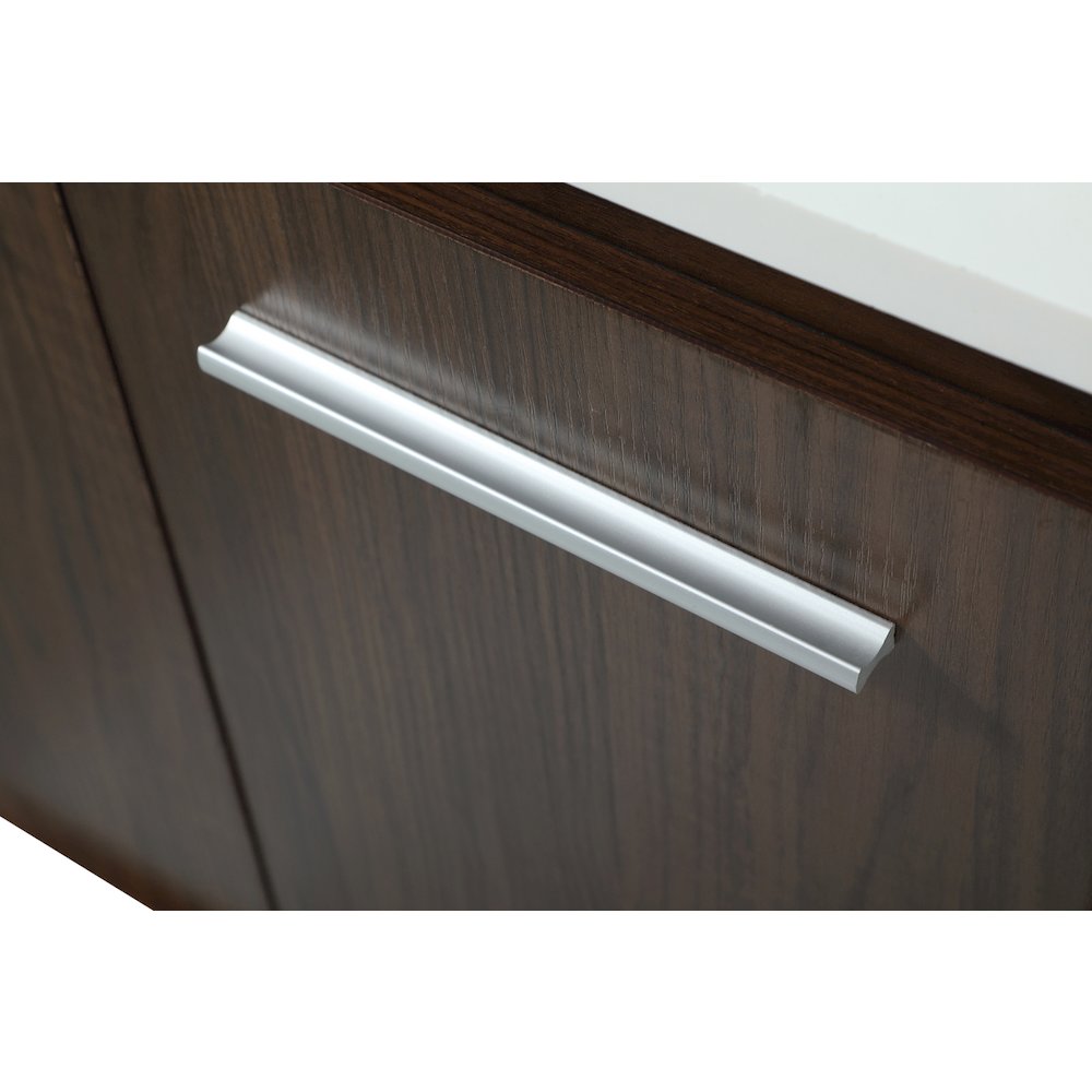 24 Inch Single Bathroom Vanity In Walnut With Backsplash. Picture 13