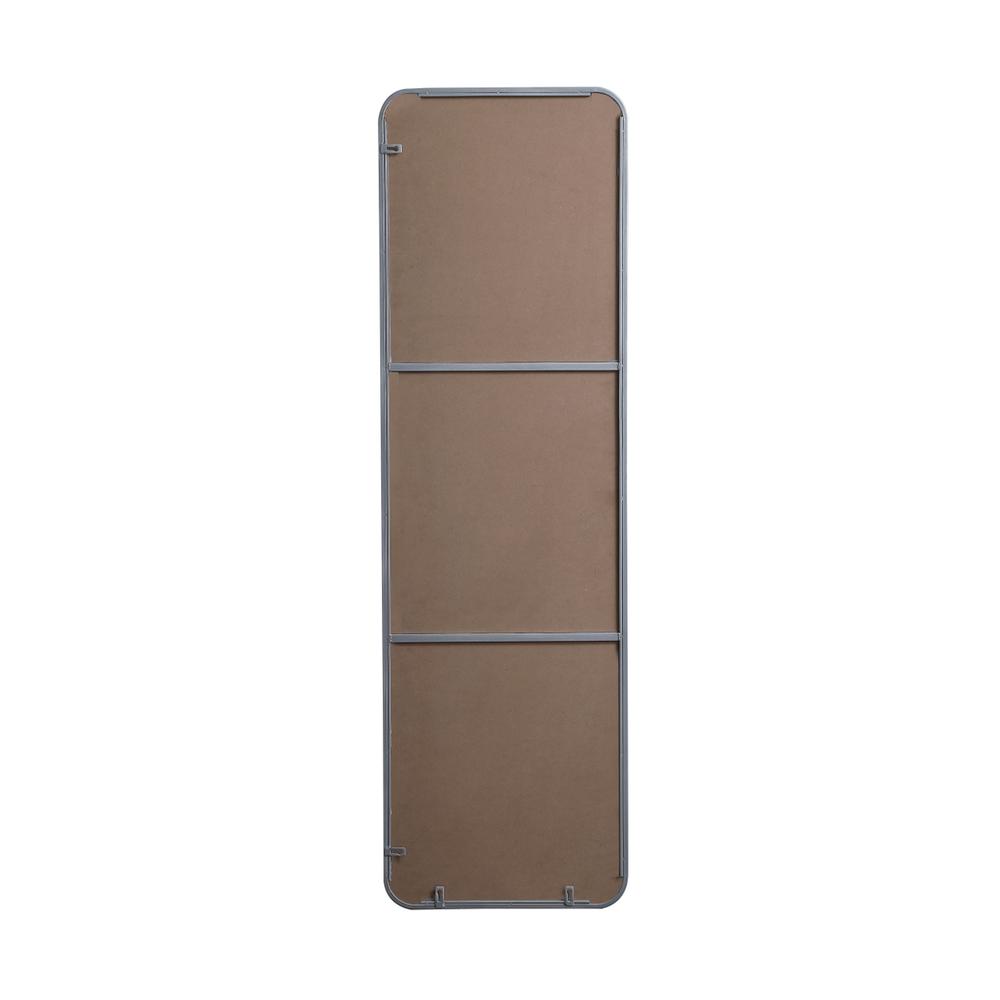 Soft corner metal rectangular mirror 18x60 inch in Silver. Picture 8