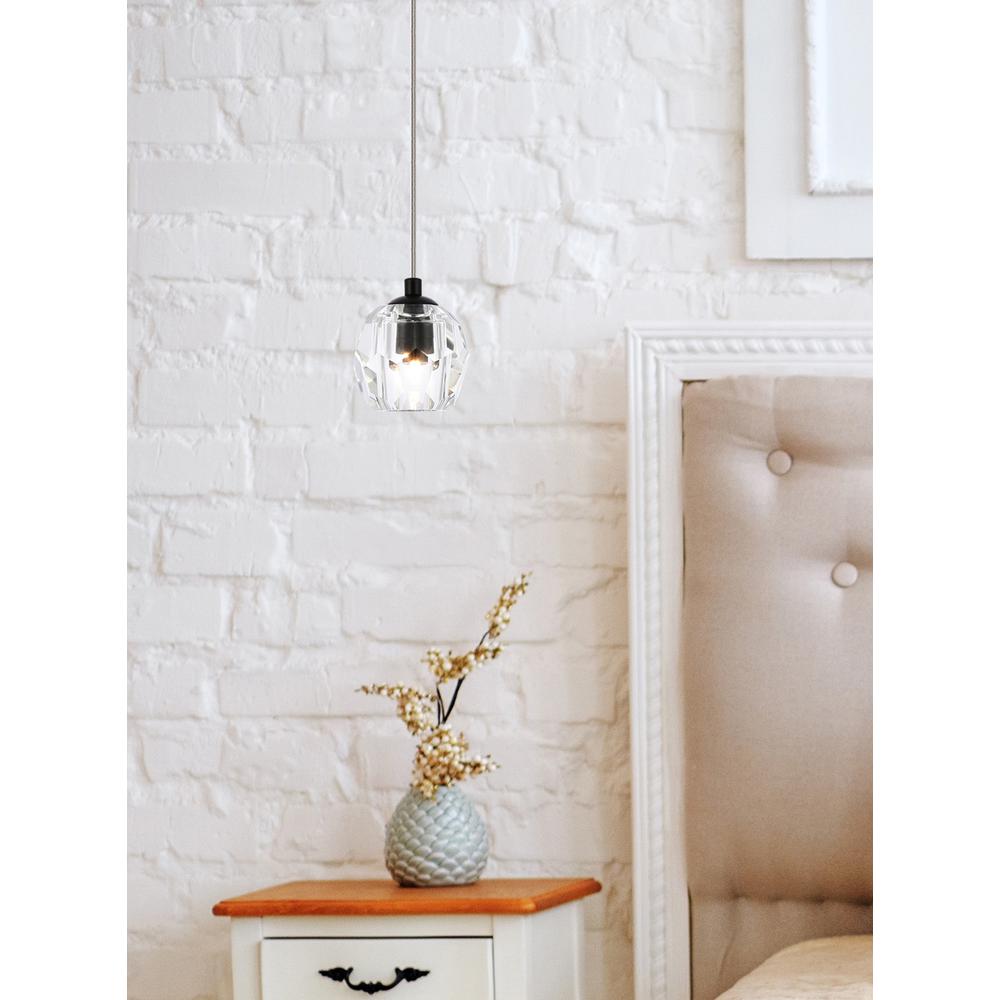 Eren 1 light Black pendant. Picture 6