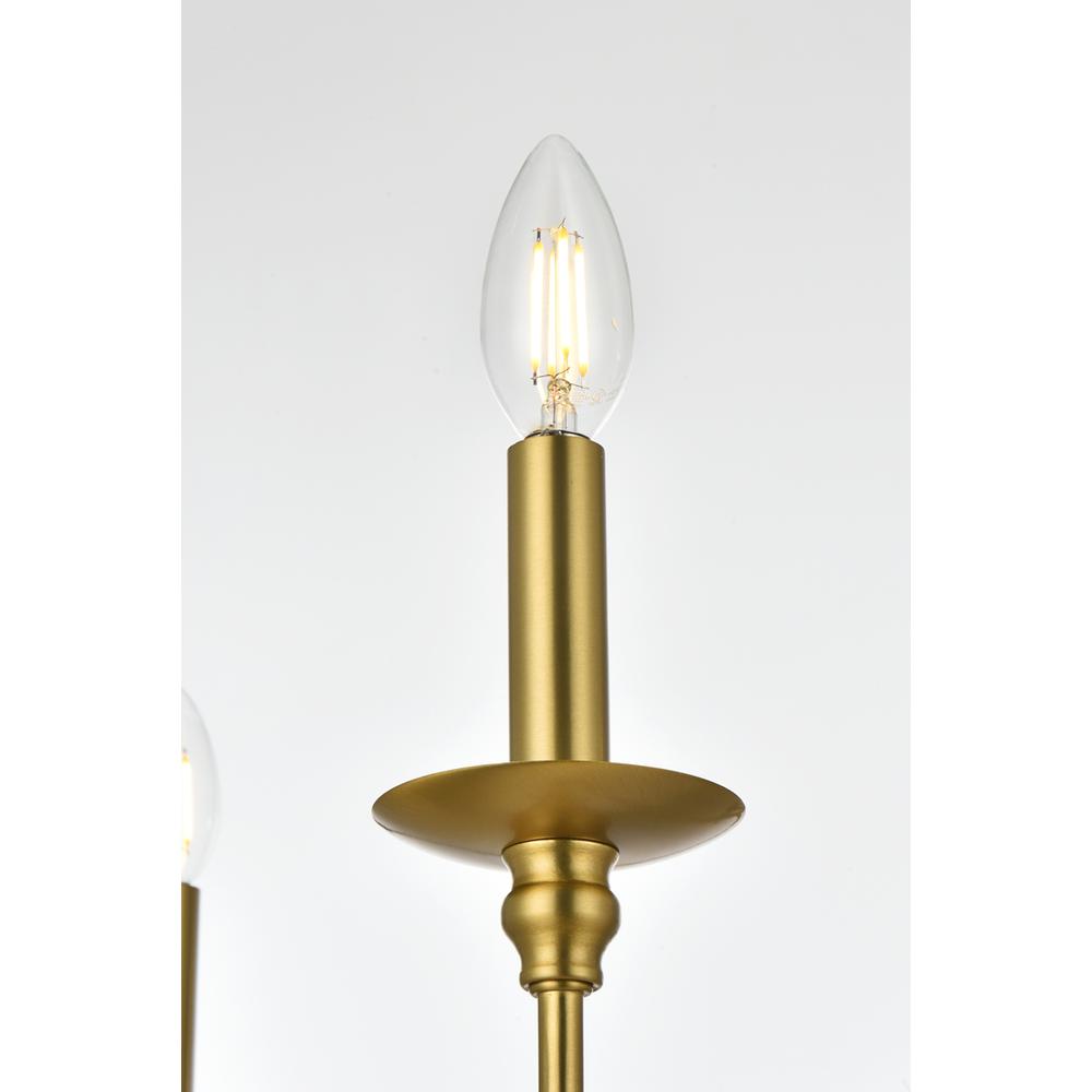 Rohan 30 inch chandelier in Satin Gold. Picture 3