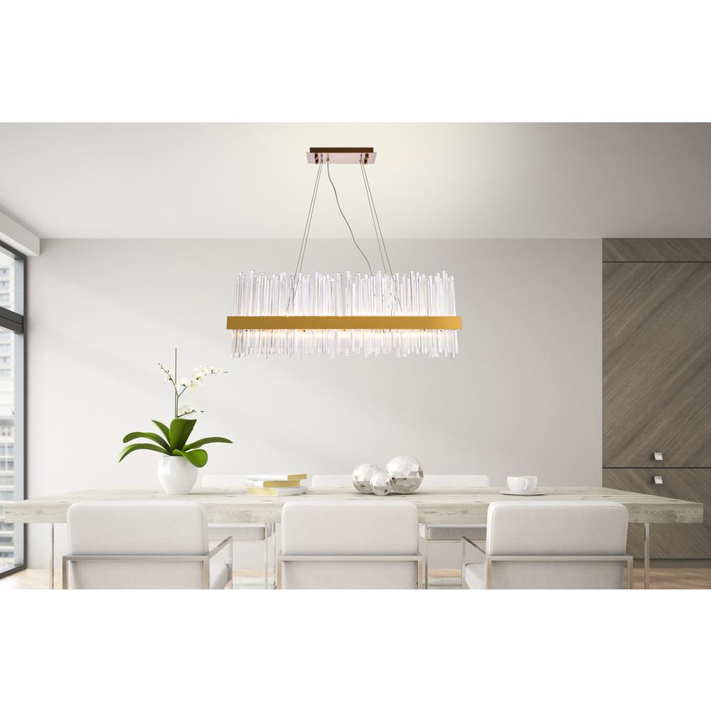 Dallas 20 light Gold Chandelier Clear Royal Cut Crystal. Picture 6