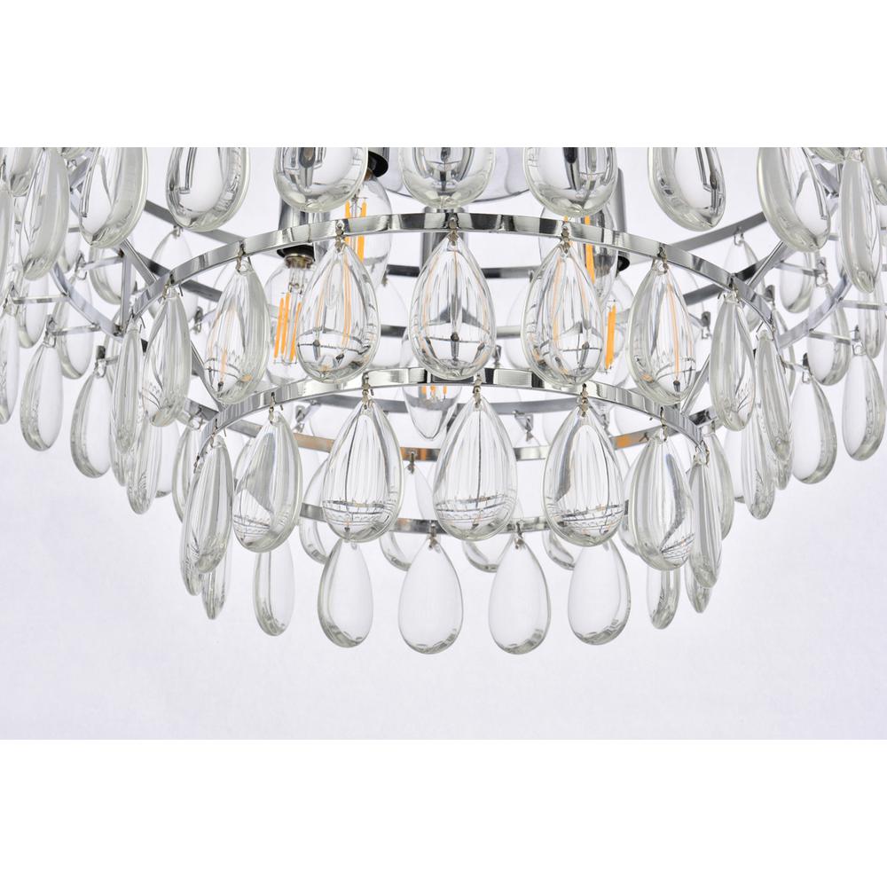 Mila 18 inch flush mount in chrome. Picture 3