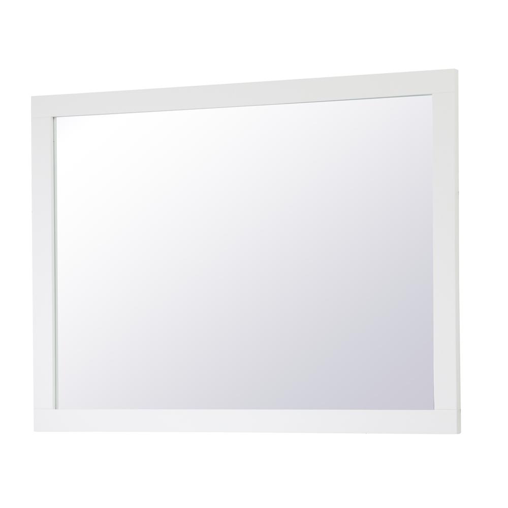Aqua rectangle vanity mirror 48 inch in White. Picture 6