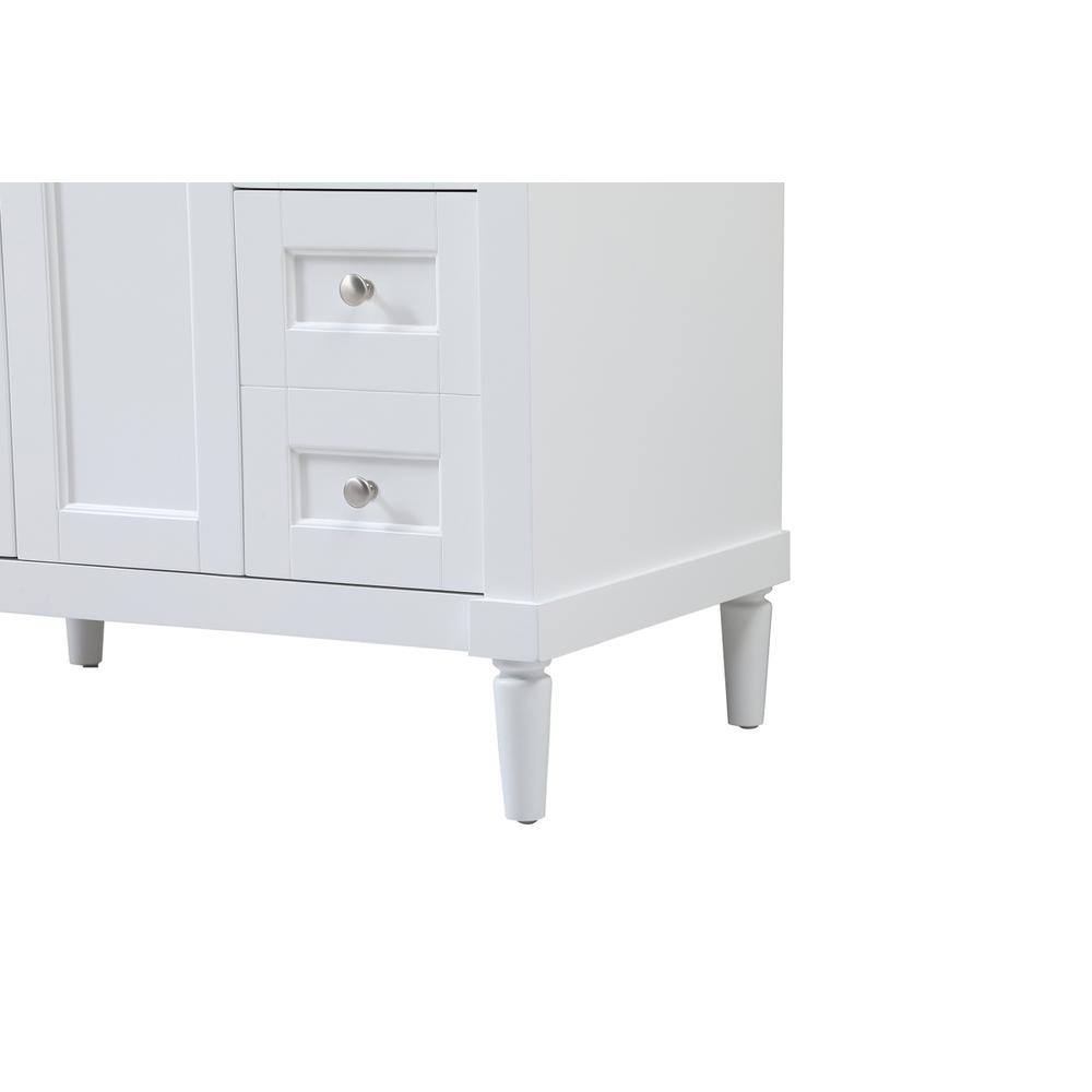 36 inch Single bathroom vanity in white with backsplash. Picture 13
