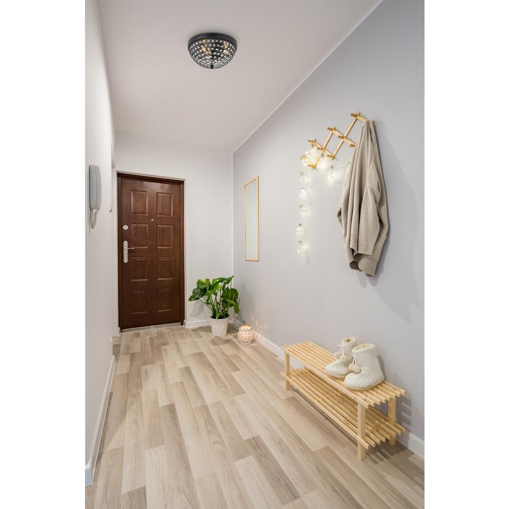 Taye 3 light Matte Black Flush Mount. Picture 11
