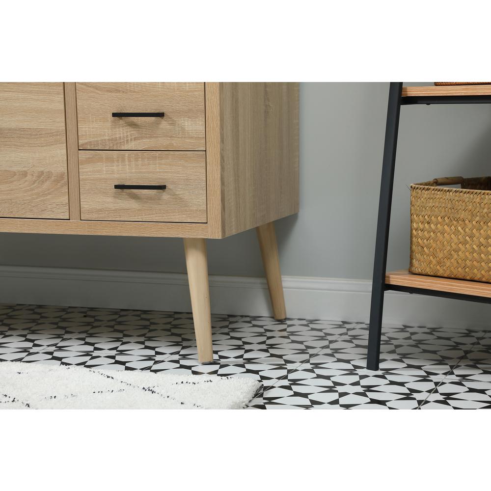 48 inch Single bathroom vanity in mango wood. Picture 6