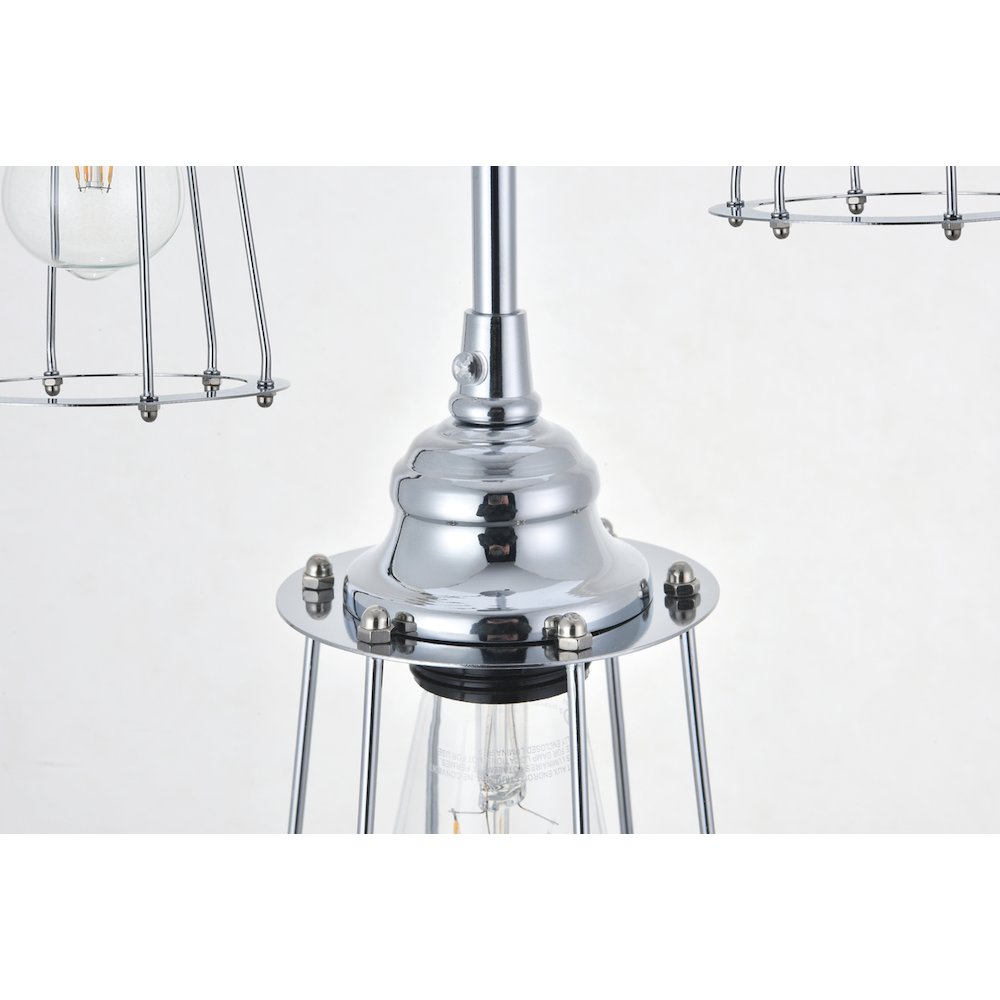Auspice 3 Light Chrome Pendant. Picture 10
