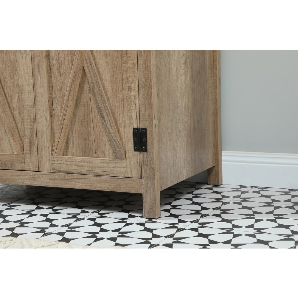 30 inch Single bathroom vanity in natural oak with backsplash. Picture 6