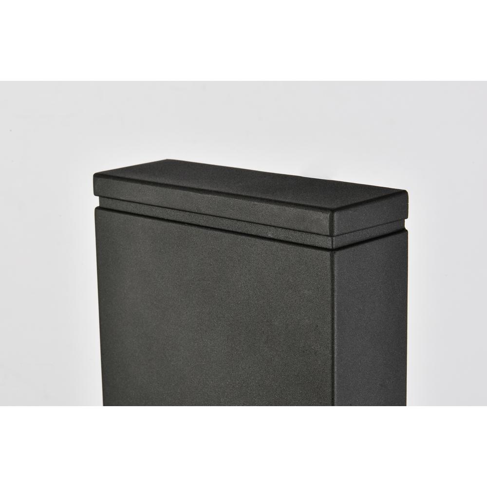 Raine Integrated LED wall sconce  in black. Picture 3