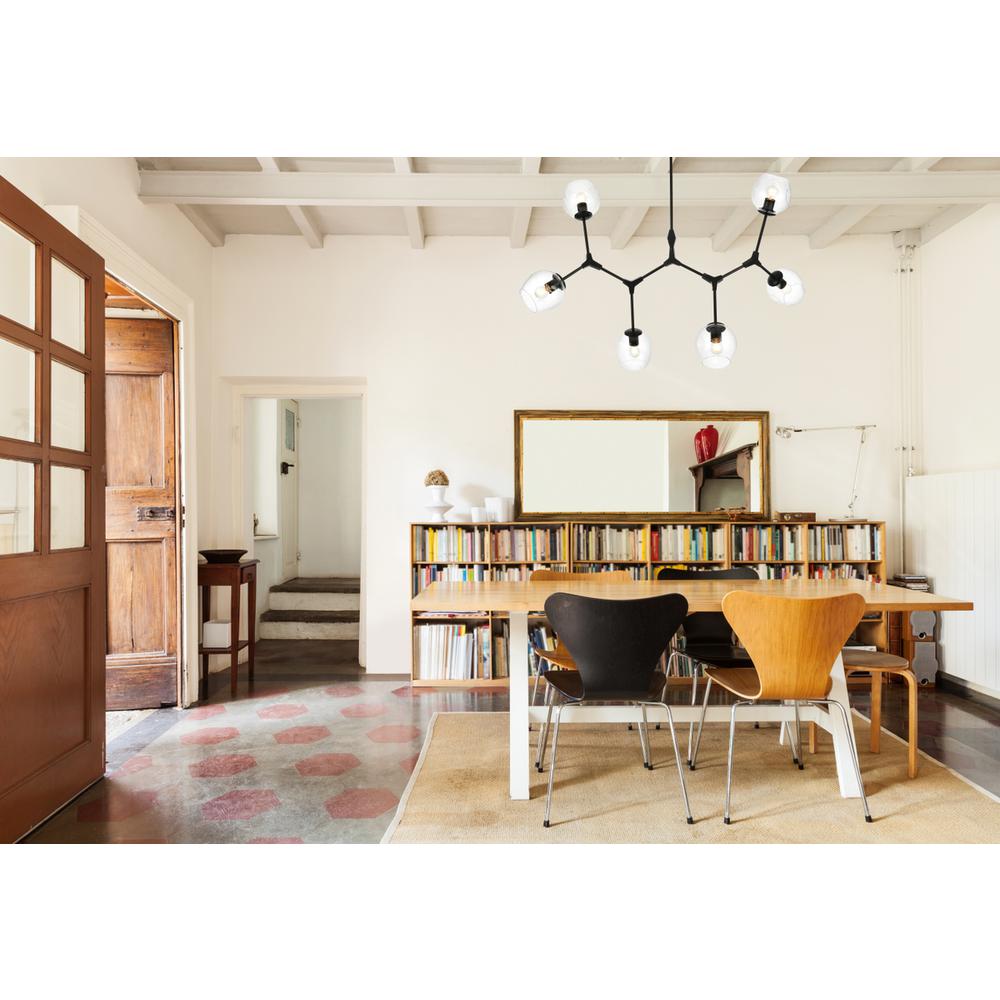 Cavoli 49 inch Chandelier in Black. Picture 10