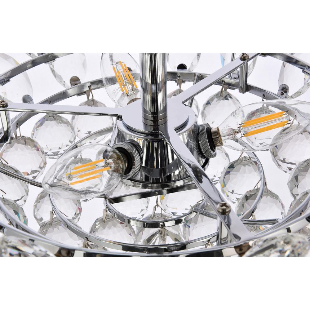 Emilia 16 inch pendant in chrome. Picture 5