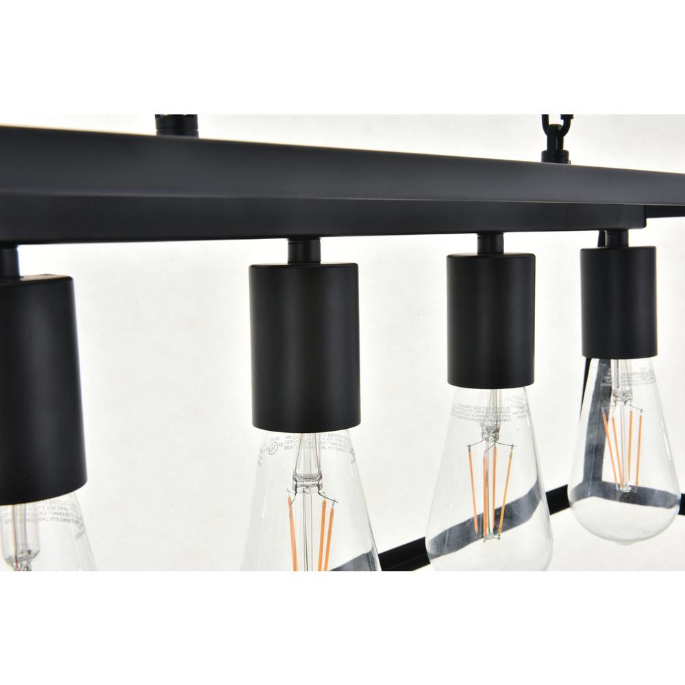 Resolute 4 light black Pendant. Picture 8