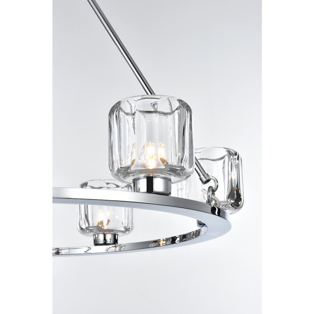 Cadence 26 Inch Chandelier In Chrome. Picture 4