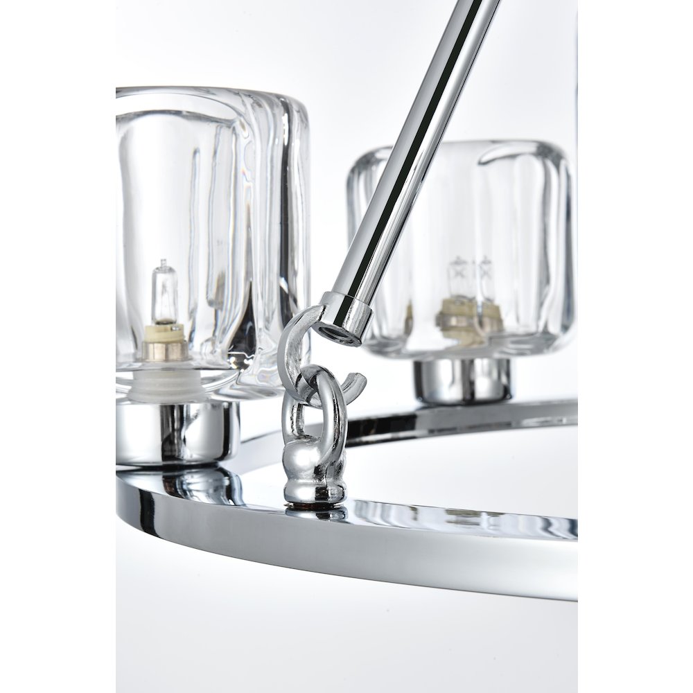Cadence 26 Inch Chandelier In Chrome. Picture 5